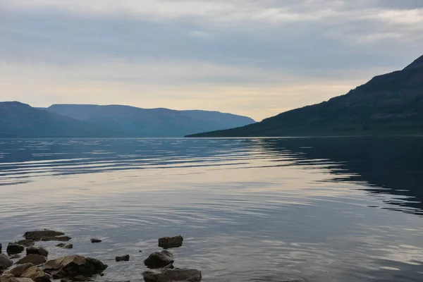 Jezero Náhorní Plošině Putorana Letní Vodní Krajina Severu Sibiře — Stock fotografie