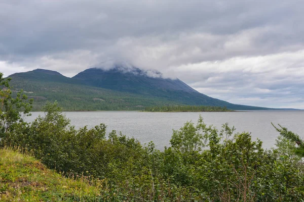 Meer Het Putorana Plateau Zomer Waterlandschap Het Noorden Van Siberië — Stockfoto