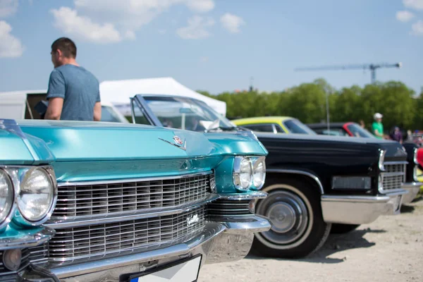 Klassieke Cadillac Eldorado Het Blauw — Stockfoto