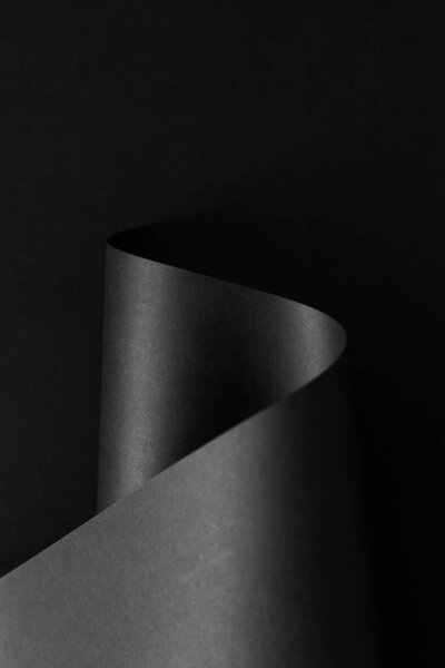 Black artistic monochrome backdrop desing. Fashionable creative minimalist style concept.