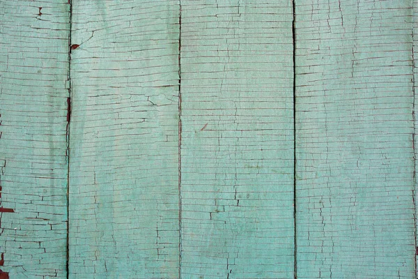 Lekkie Desaturated Zielony Miętowy Kolor Stary Zestresowany Wietrzny Pęknięty Rusic — Zdjęcie stockowe