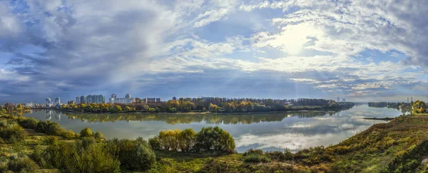 Вид на город Краснодар  . Лицензионные Стоковые Фото