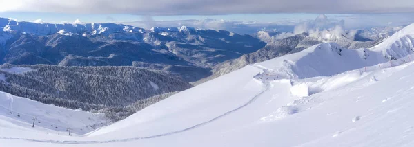 Skigebiet Sotschi Stockbild