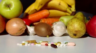 Meyve, sebze veya ilaçlar