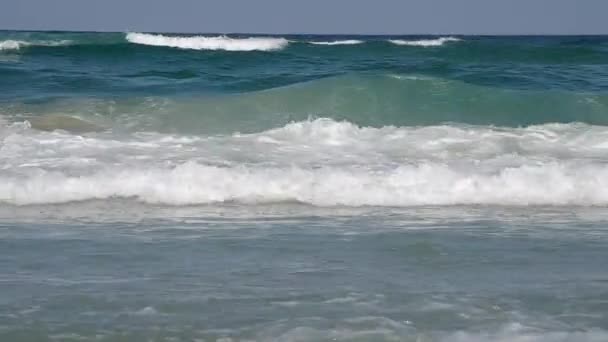 Wellen auf See — Stockvideo