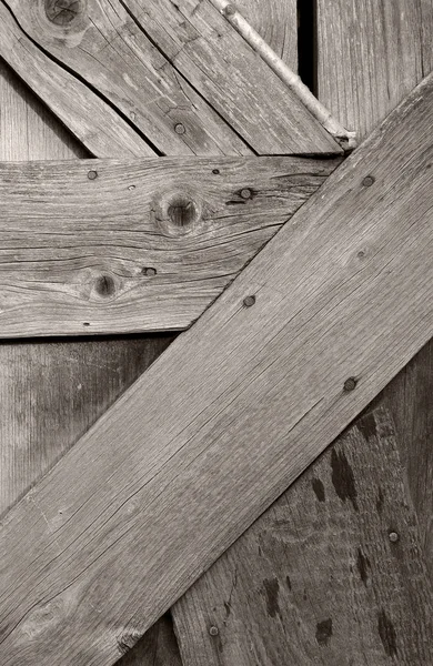 Old wooden gate — Stock Photo, Image