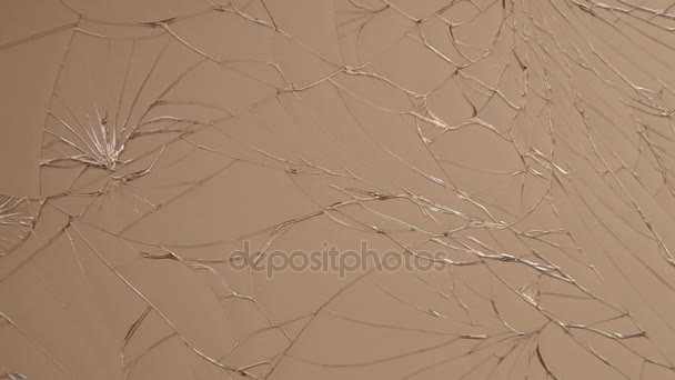 Broken Glass Mobile Background — Stock Video