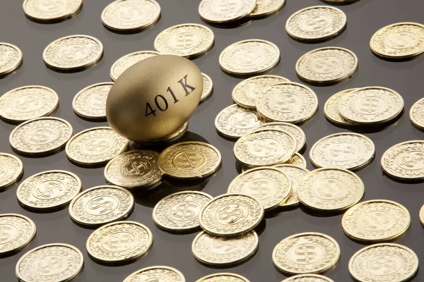 Money and nest eggs concept for retirement, savings, and financial planning