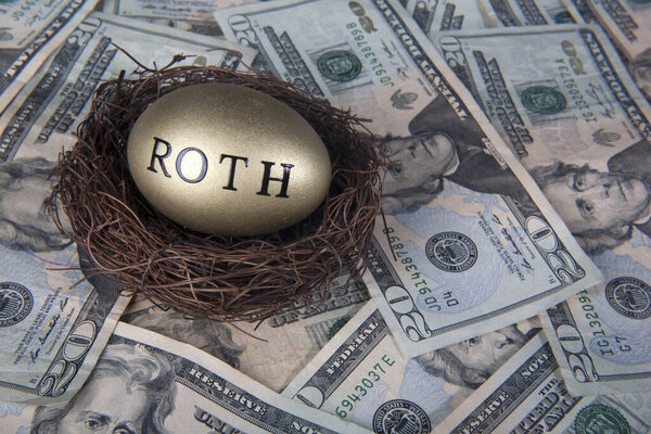 Money and nest eggs concept for retirement, savings, and financial planning