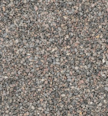 İnce doğal taş: çakıl taşı ve patates kızartması