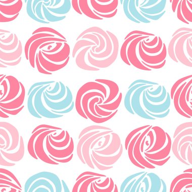 Meringues tatlı desen. 