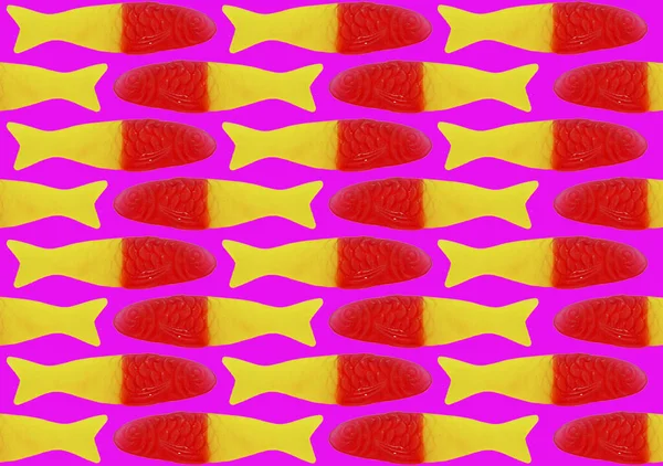 Мінімалістичний Абстрактний Картковий Фон Рибою Желе — стокове фото