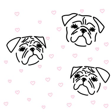 Şirin köpek. Çocuk çizimi. Yavru köpek. Komik bebek hayvan. Tişört baskısı için kullanılabilir, çocuklar moda tasarımı giyer, bebek partisi davetiyesi....