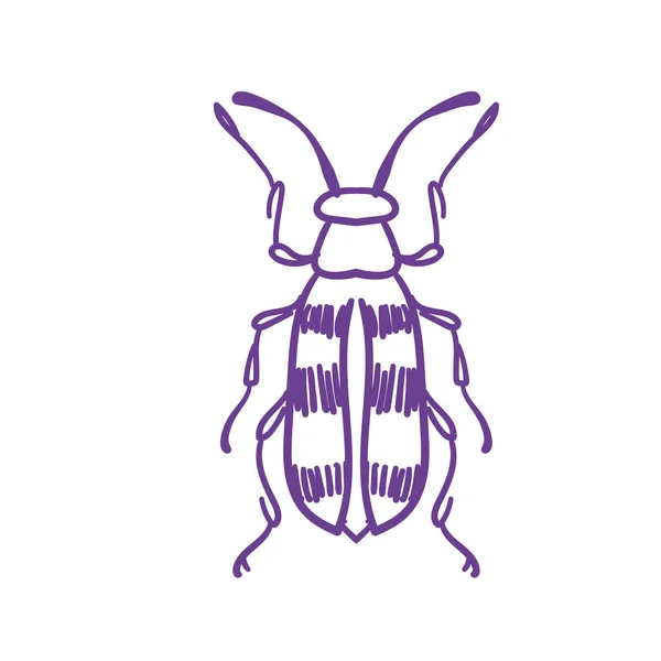 Chyba Hmyz Moderní Ikona Symbol Ilustrace Šťastný Kreslený Hmyz Barevné — Stockový vektor