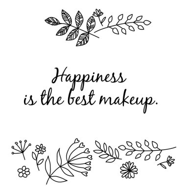 Vektör resmi, clipart, düzenlenebilir detaylar. Boho çiçek çerçevesi, metin şablonu. Tasarımınız ve diğer şeyler için dekor elemanı. Çiçek desenli bir çerçeve ve harf kartı. İlham verici bir işaret.