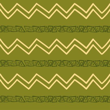 Kabile sanatı deseni. Etnik geometrik baskı. Aztek renginde yinelenen arka plan dokusu. Kızılderili, Güneybatı Hint baskısı. Etnik tasarım duvar kağıdı, kumaş, kapak, tekstil, dokuma, ambalaj.