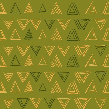 Kabile sanatı deseni. Etnik geometrik baskı. Aztek renginde yinelenen arka plan dokusu. Kızılderili, Güneybatı Hint baskısı. Etnik tasarım duvar kağıdı, kumaş, kapak, tekstil, dokuma, ambalaj.