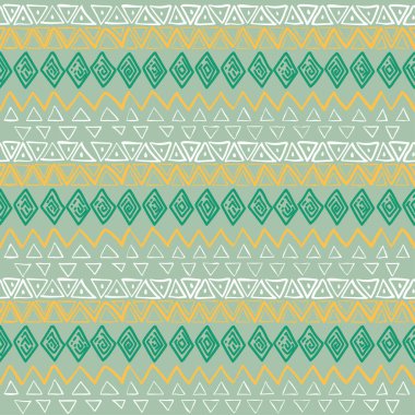 Kabile sanatı deseni. Etnik geometrik baskı. Aztek renginde yinelenen arka plan dokusu. Kızılderili, Güneybatı Hint baskısı. Etnik tasarım duvar kağıdı, kumaş, kapak, tekstil, dokuma, ambalaj.