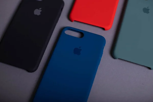 Bunte Original Hüllen Für Iphone Iphone Apple Zubehör Bunte Handyhüllen — Stockfoto