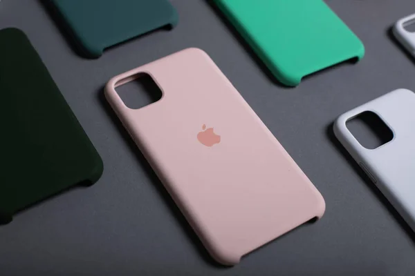 아이폰 아이폰 아이폰 맥스의 오리지널 케이스 액세서리 Colorful Phone Cases — 스톡 사진