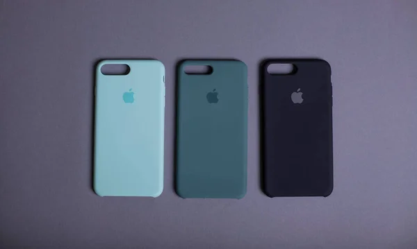 Custodie Originali Colorate Iphone Iphone Accessori Apple Custodie Telefoni Colorati — Foto Stock