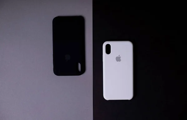 Barevné Originální Pouzdra Pro Iphone Iphone Apple Příslušenství Barevné Telefonní — Stock fotografie