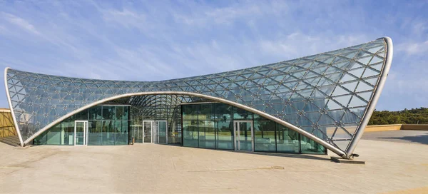 Station Supérieure Funiculaire Dans Nagorny Park Bakou République Azerbaïdjan Panorama — Photo