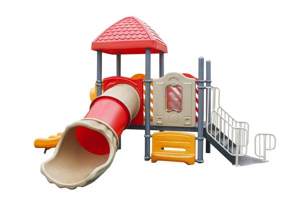 İnsanların ve Entertainment 'ın gelişimi için yapılmış bir parkta çocuk parkı. İzole edilmiş.