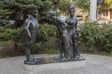 Rusya, Taganrog-17 Temmuz 2019; Yazar Chekhov Ap 