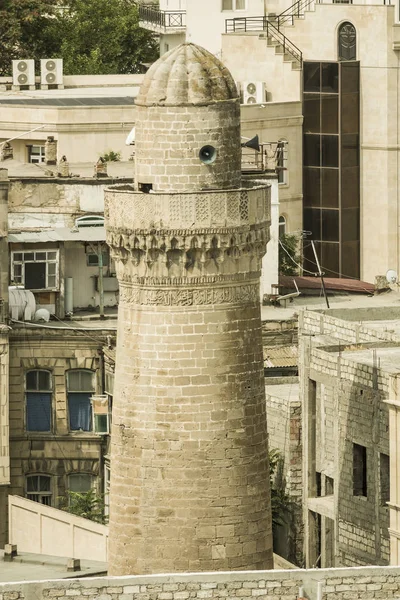 Calle Parte Central Ciudad Bakú Patrimonio Histórico Azerbaiyán Icheri Sheher — Foto de Stock