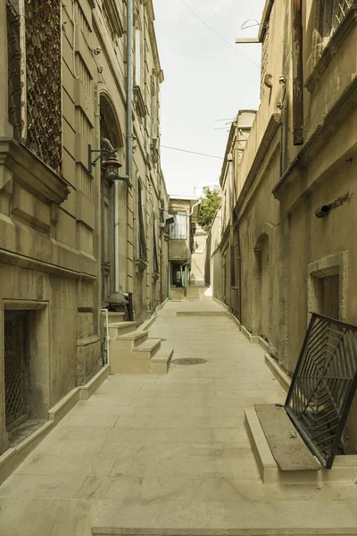 Street Central Part City Baku Historical Heritage Azerbaijan Icheri Sheher — Stock Photo, Image
