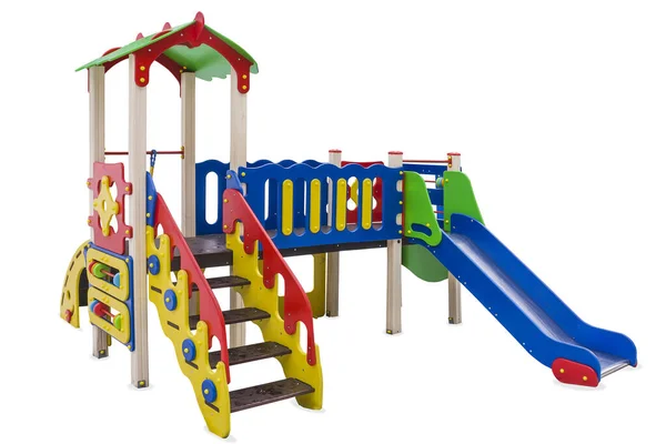 İnsanların ve Entertainment 'ın gelişimi için yapılmış bir parkta çocuk parkı. İzole edilmiş.