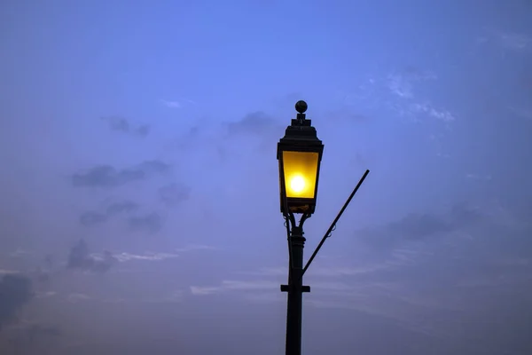 Street lamp in the park — Stock Photo, Image