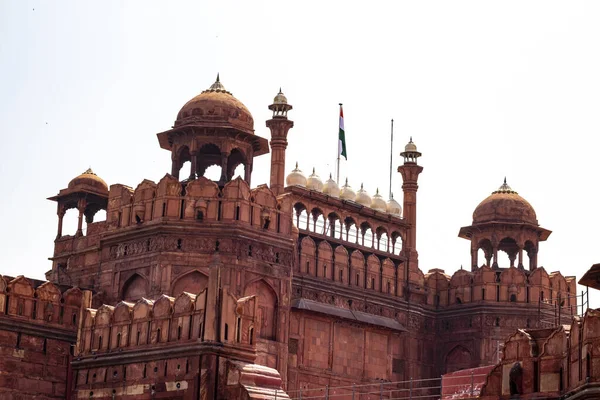 Lal Qila Forte Vermelho Delhi Índia Construído 1648 Pelo Quinto — Fotografia de Stock