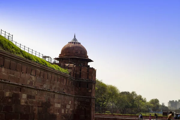 Lal Qila Forte Vermelho Delhi Índia Construído 1648 Pelo Quinto — Fotografia de Stock