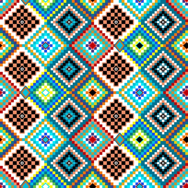 Zökkenőmentes Színes Gyémánt Geometriai Minta Modern Textil Fali Művészet Csomagolópapír — Stock Fotó