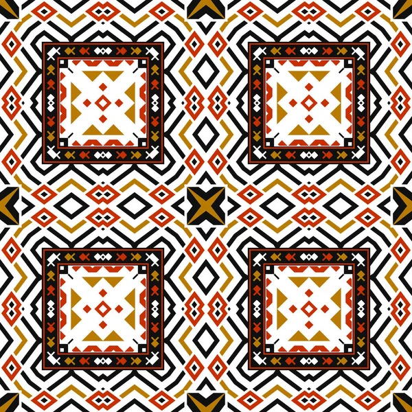 Geometric Ethnic Oriental Seamless Pattern Traditional Design Background Carpet Wallpaper — Stock Photo, Image