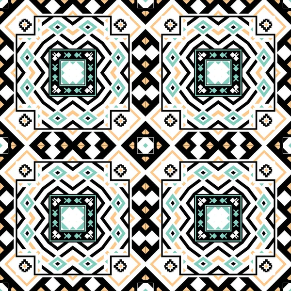 Geometric Ethnic Oriental Seamless Pattern Traditional Design Background Carpet Wallpaper — Stock Photo, Image