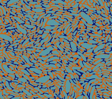 Soyut hayvanlar kusursuz desenler basar. Renkli desen tekstil baskıları için hazır.