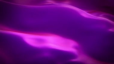 Açık Mor Bayrak Rüzgarda Dalgalanıyor. 4K Yüksek Çözünürlük Tam HD. Kusursuz Döngü Animasyonu Kapanış Video Sunumu.