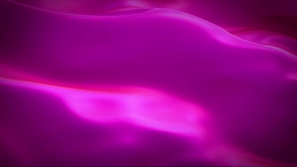 Drapeau de couleur Fuchsia foncé clair agitant le vent. 4K haute résolution Full HD. Animation en boucle sans couture Présentation vidéo en gros plan .
