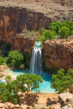 Havasu Şelalesi portre resim
