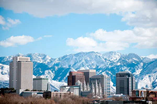 Salt Lake City skyline — Stok fotoğraf