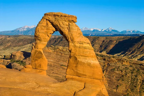 Finom Arch Arches Nemzeti Park Moab, Utah — Stock Fotó