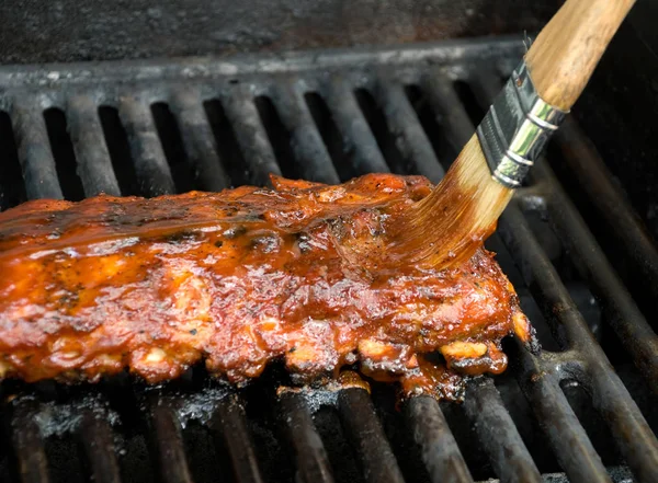 Churrasco bebê costas costelas Imagem De Stock