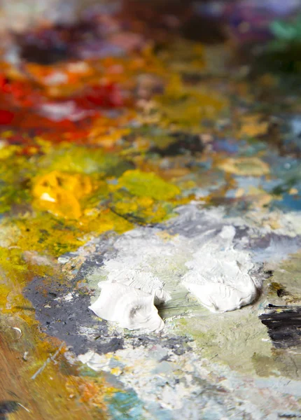 Pittura Olio Sfondo Astratto — Foto Stock