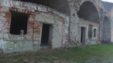 Brod Slavonski Brod Kalesi, Hırvatistan Ocak 2020. Kompleks, Avusturya Arşidükü tarafından Osmanlı İmparatorluğu 'na karşı bir savunma oluşturmak amacıyla 18. yüzyıldan kalma..