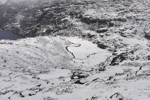 Detail Winter Day Estrela Mountain Central Portugal — Stock Photo, Image