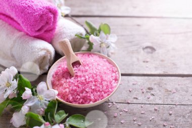Spa ve sağlıklı yaşam ayarı kavramı. 