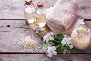 Spa ve sağlıklı yaşam ayarı kavramı. 